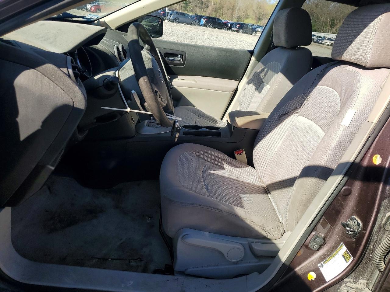 2008 Nissan Rogue S Brown vin: JN8AS58V48W118884