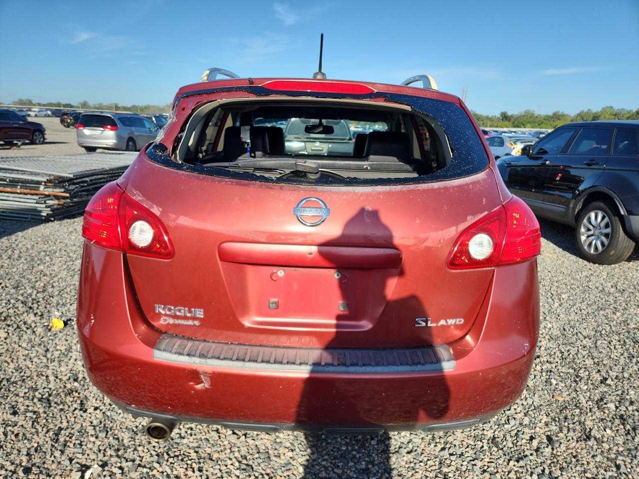 2008 Nissan Rogue S Красный vin: JN8AS58V48W126502