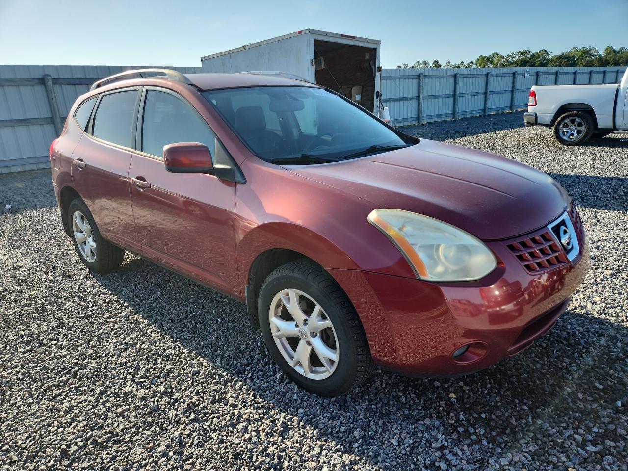 2008 Nissan Rogue S Красный vin: JN8AS58V48W126502