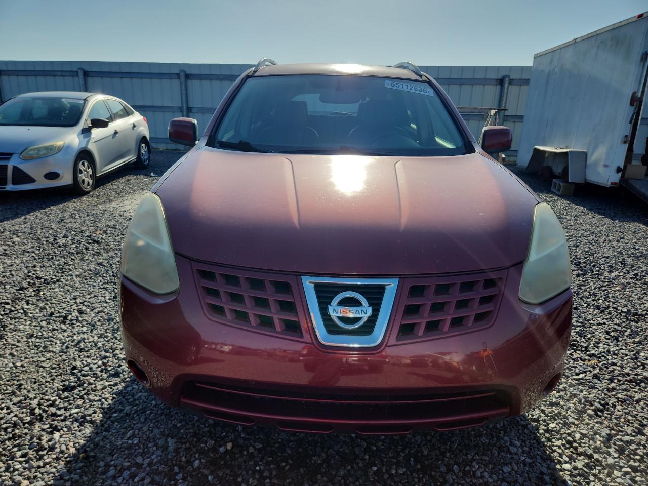 2008 Nissan Rogue S Красный vin: JN8AS58V48W126502