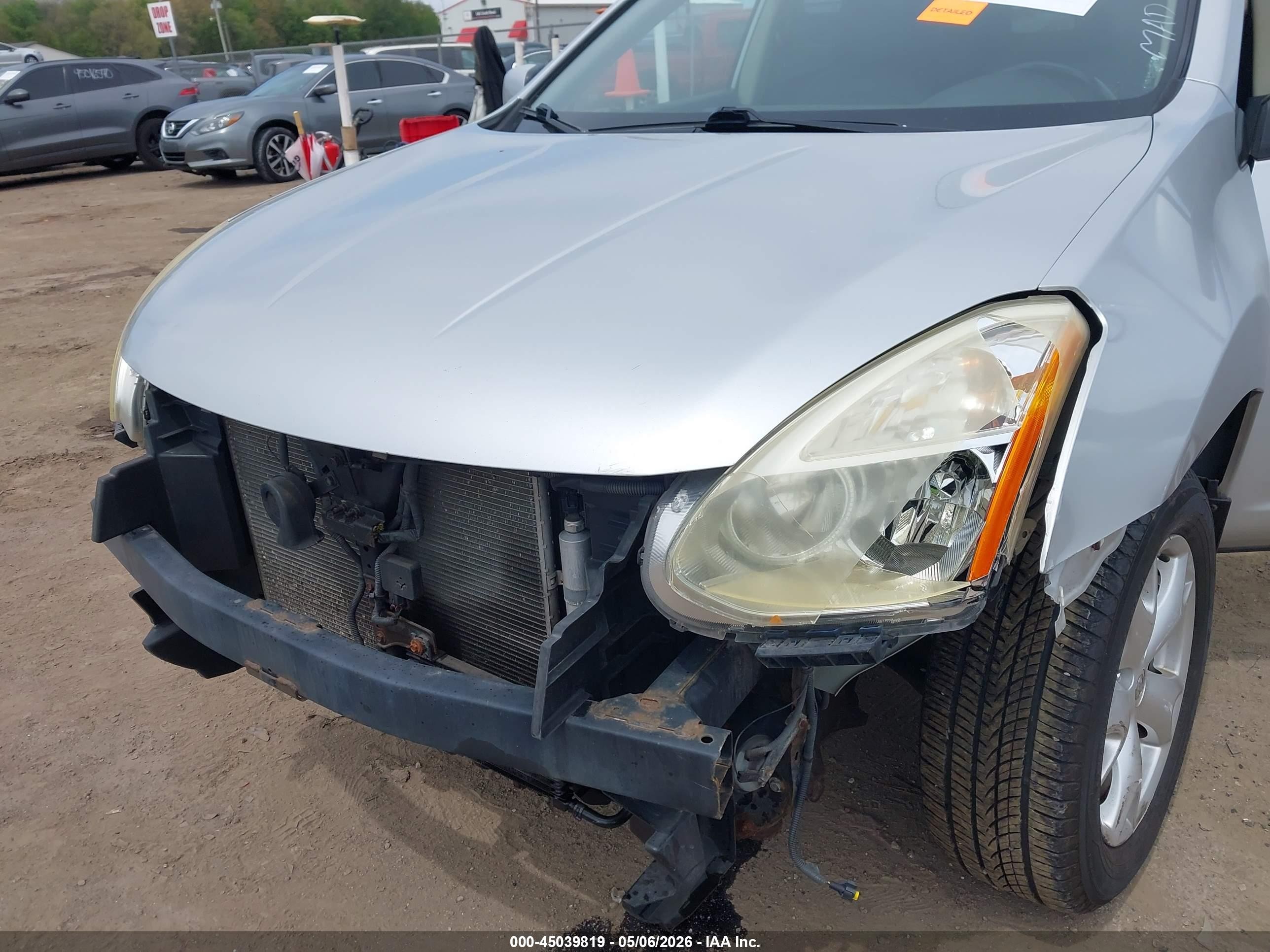2008 Nissan Rogue Sl Серебряный vin: JN8AS58V48W400345