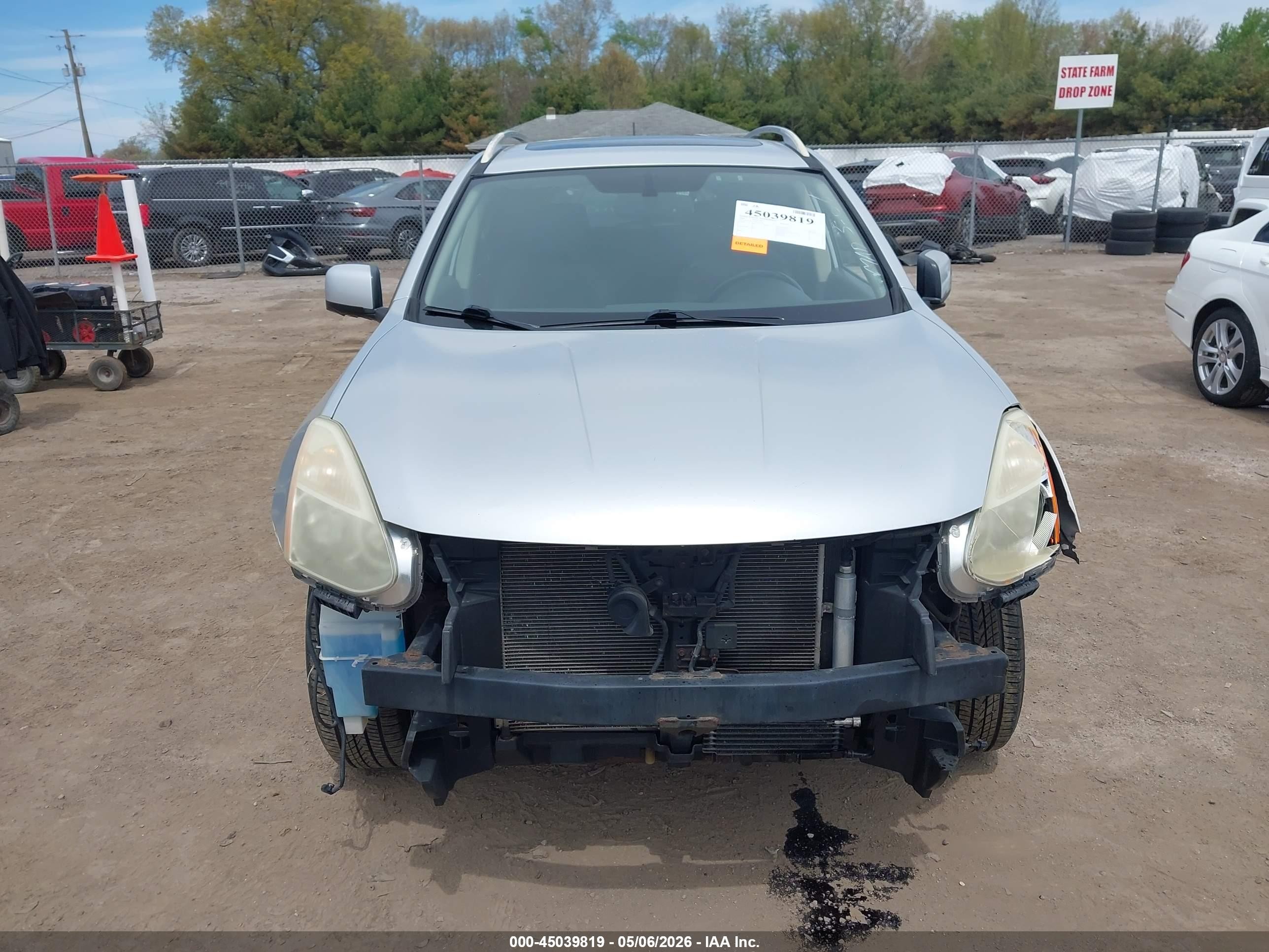 2008 Nissan Rogue Sl Серебряный vin: JN8AS58V48W400345