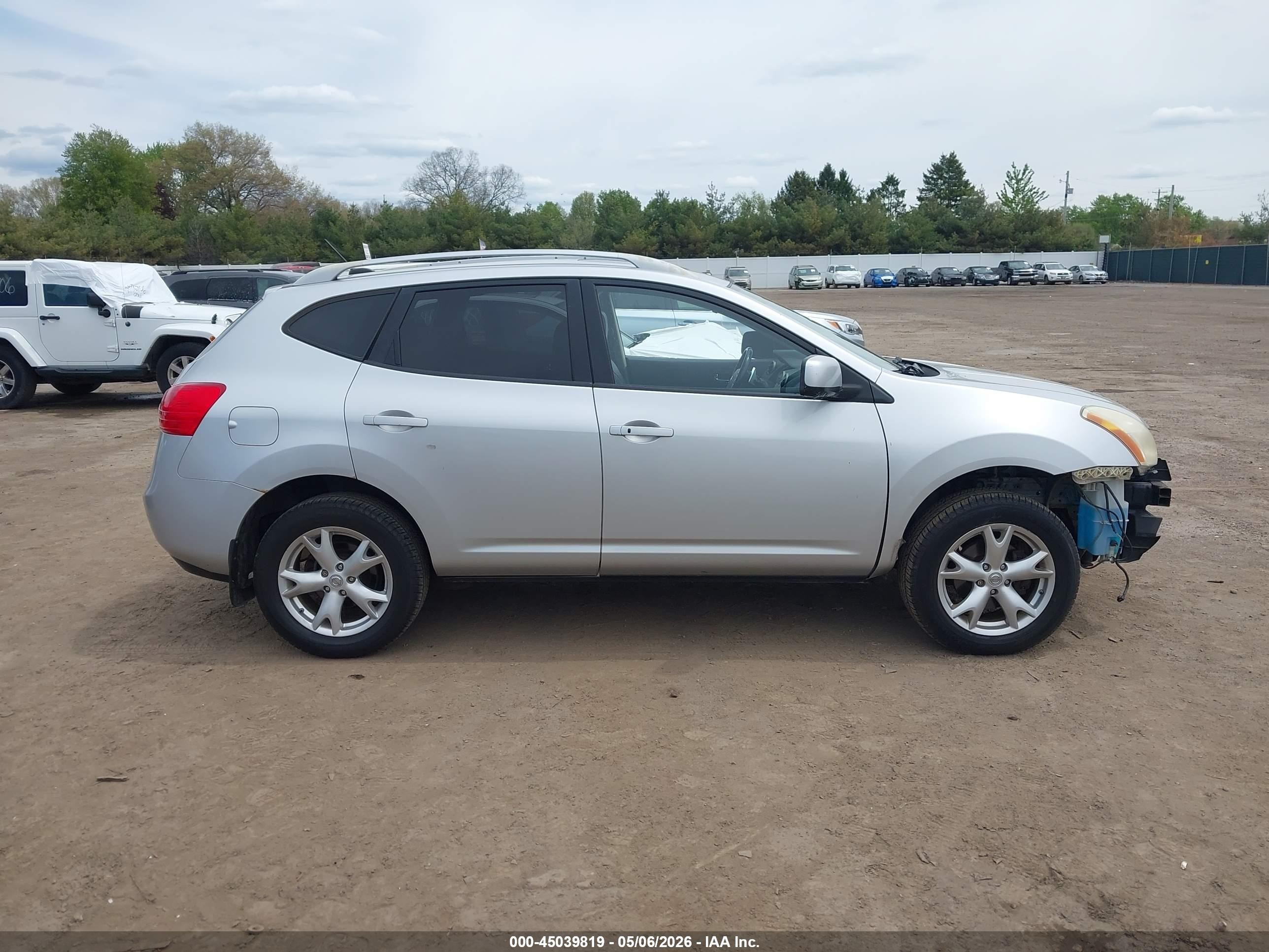 2008 Nissan Rogue Sl Серебряный vin: JN8AS58V48W400345