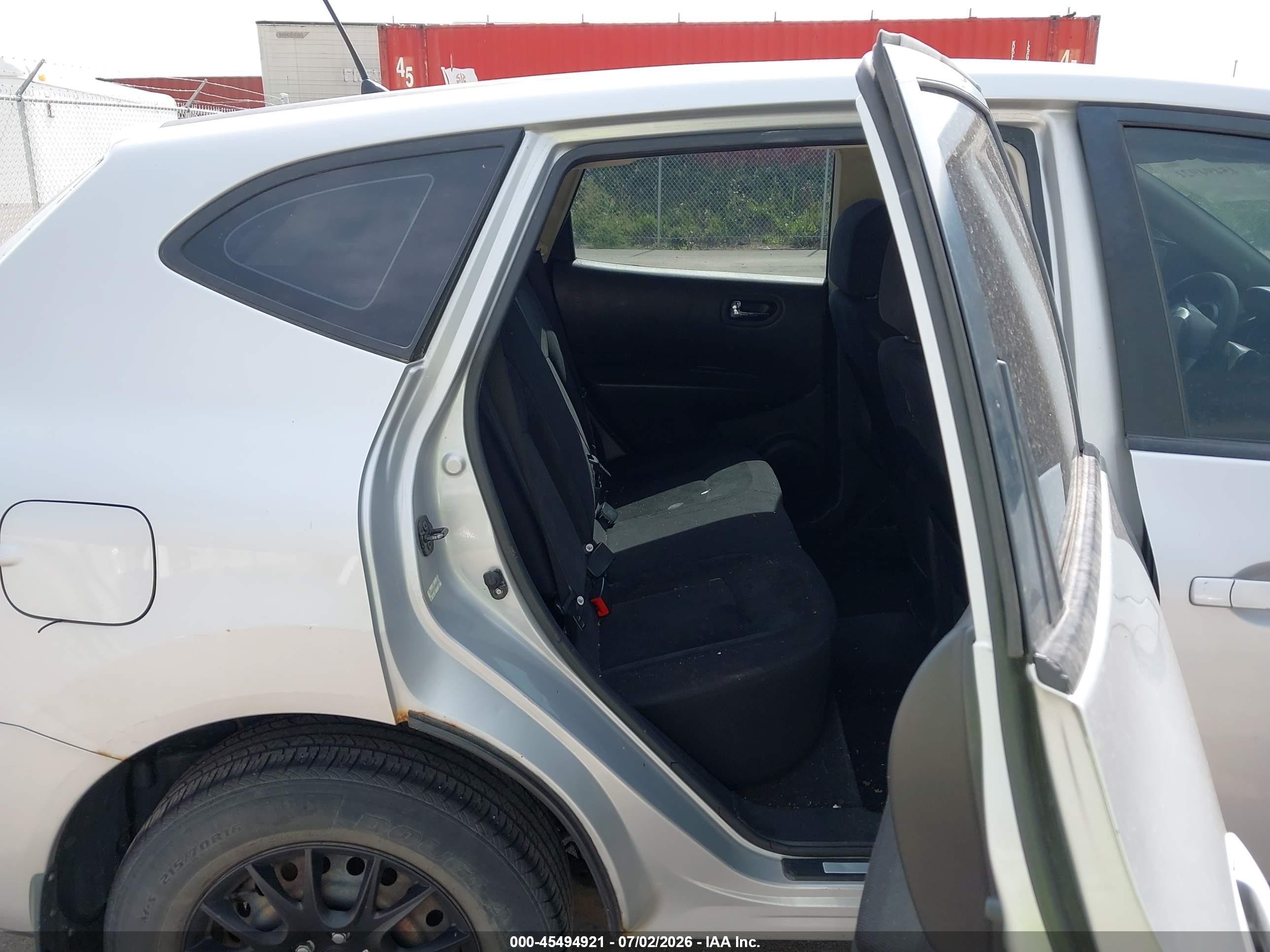 2008 Nissan Rogue S Silver vin: JN8AS58V48W405884