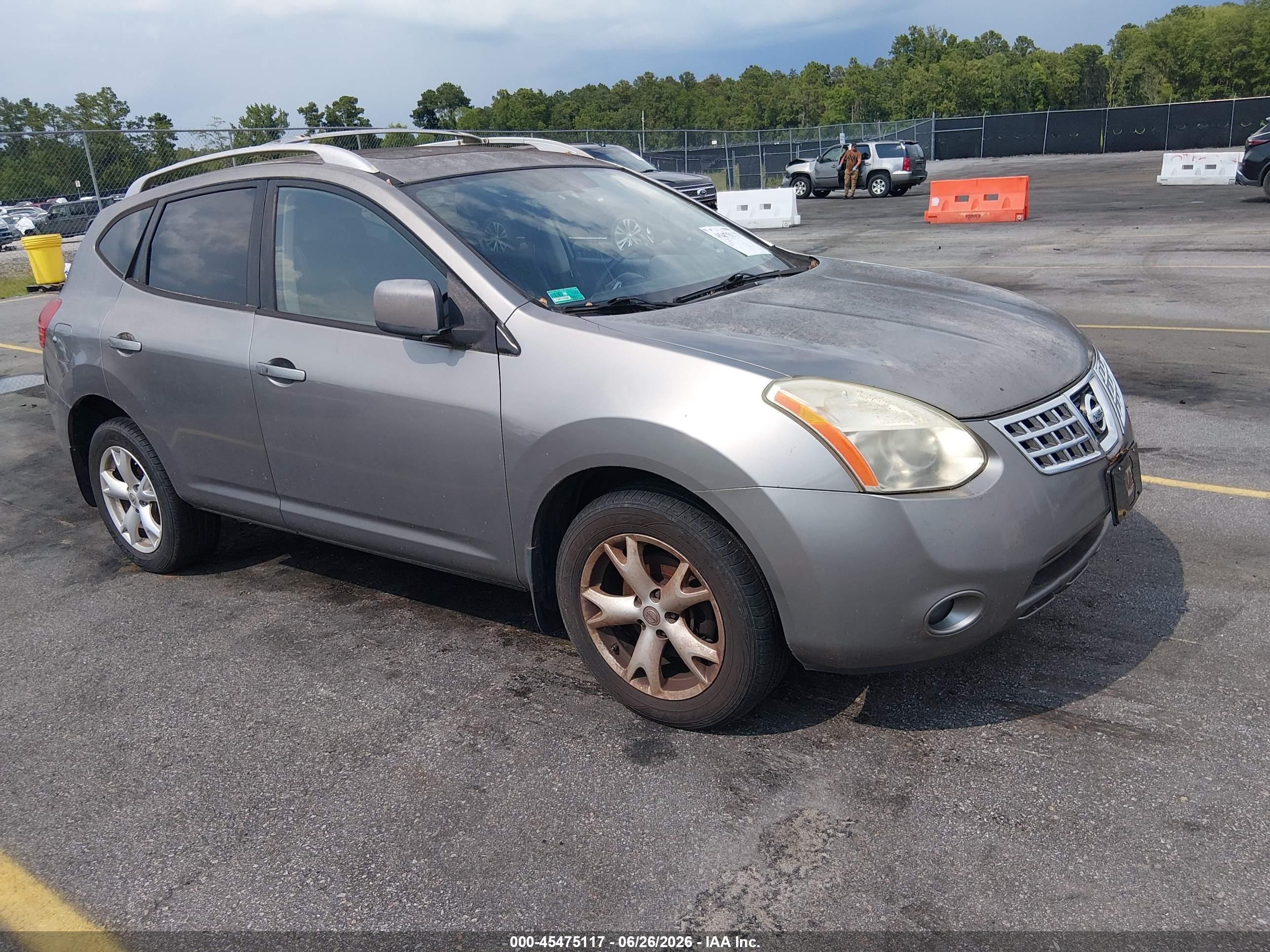2009 Nissan Rogue Sl Gray vin: JN8AS58V49W177094