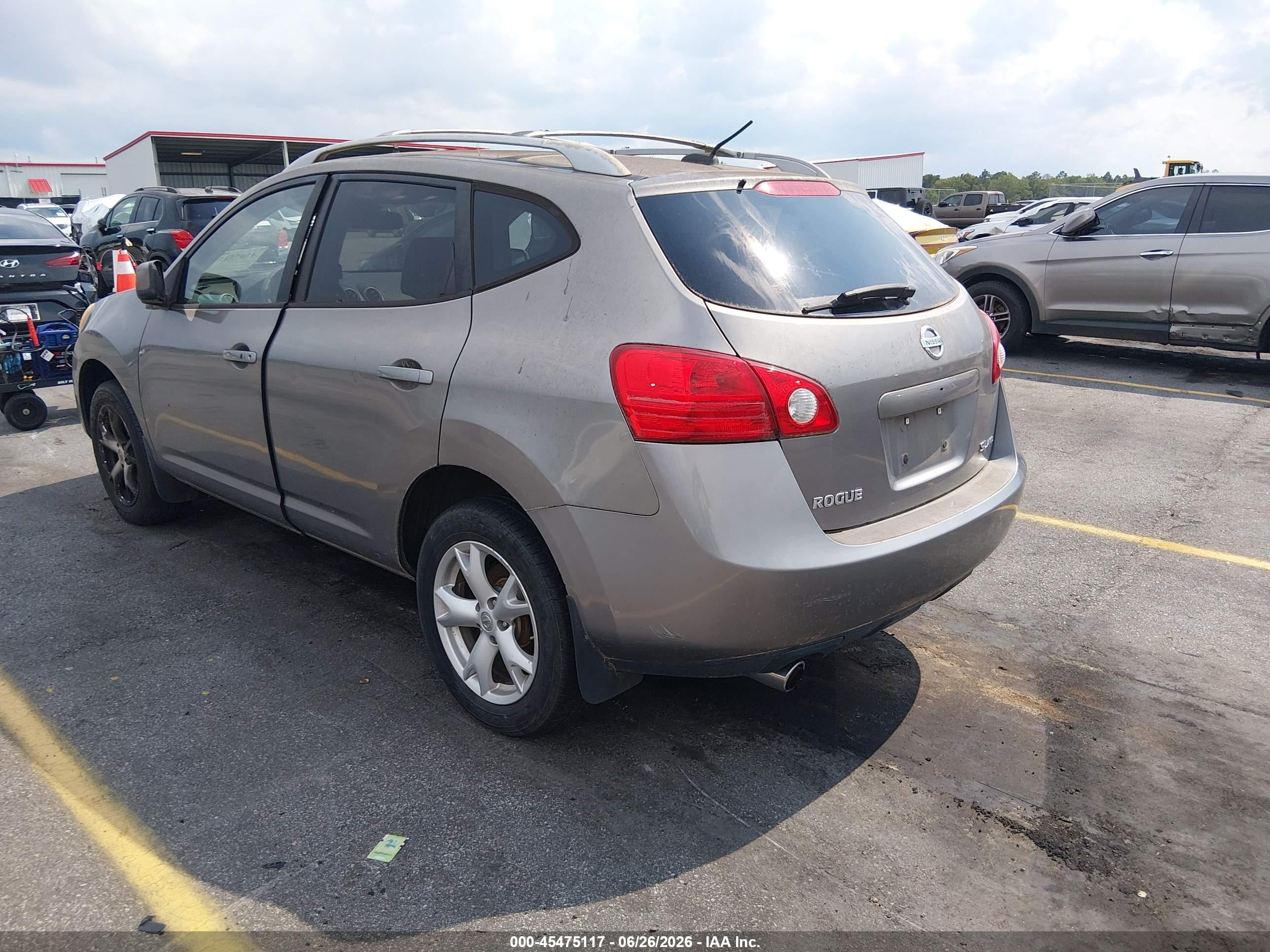2009 Nissan Rogue Sl Gray vin: JN8AS58V49W177094