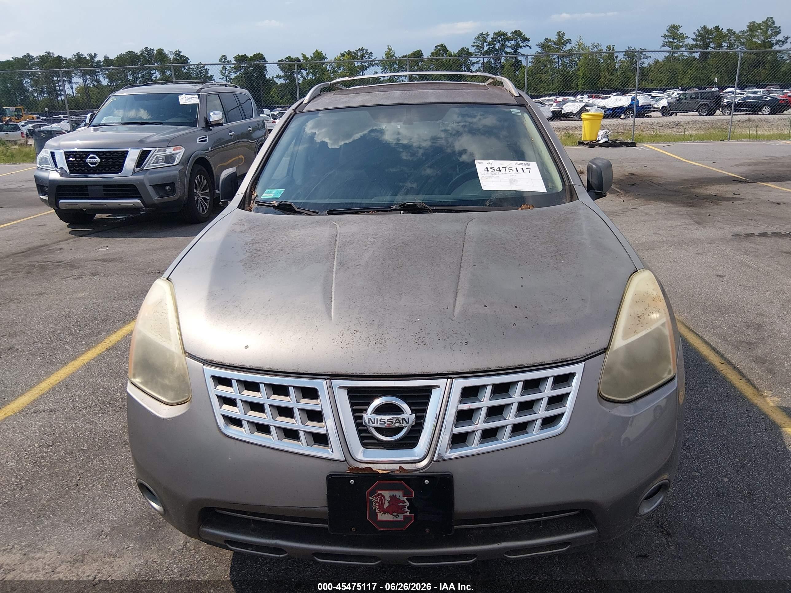 2009 Nissan Rogue Sl Gray vin: JN8AS58V49W177094