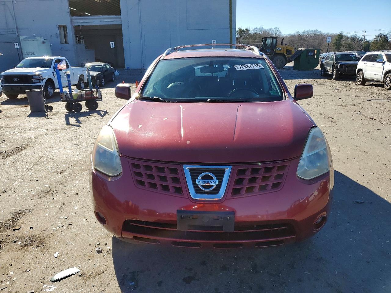 2009 Nissan Rogue S Burgundy vin: JN8AS58V49W186832