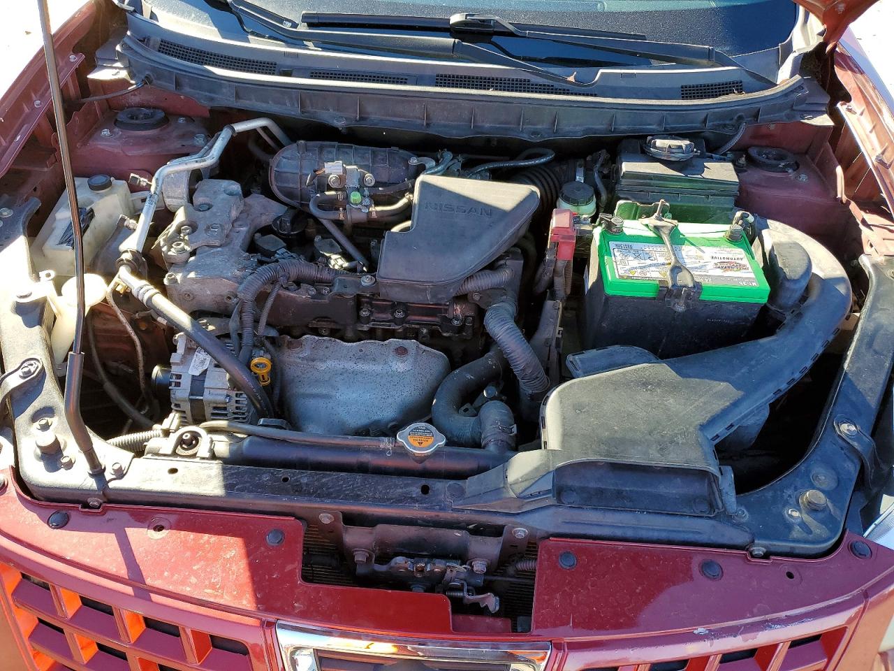 2009 Nissan Rogue S Burgundy vin: JN8AS58V49W186832