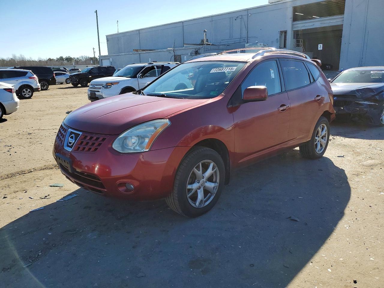 2009 Nissan Rogue S Burgundy vin: JN8AS58V49W186832