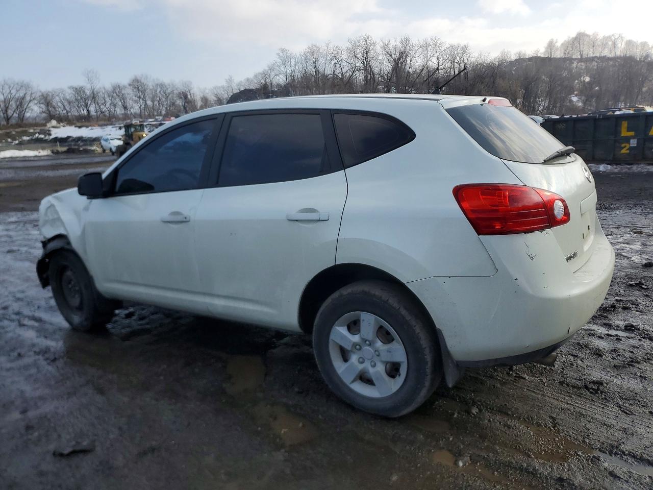 2009 Nissan Rogue S White vin: JN8AS58V49W191948