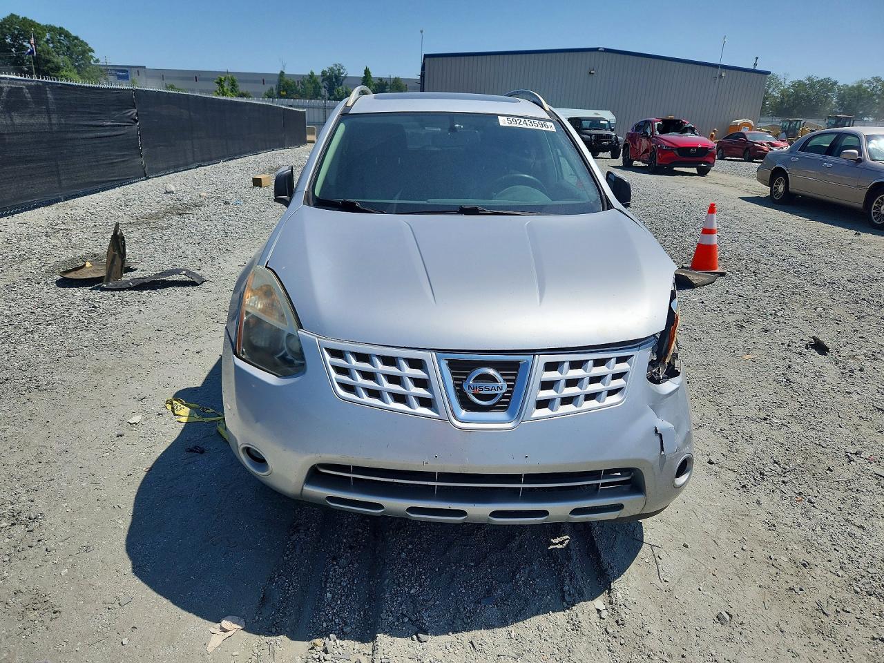 2009 Nissan Rogue S Silver vin: JN8AS58V49W431080