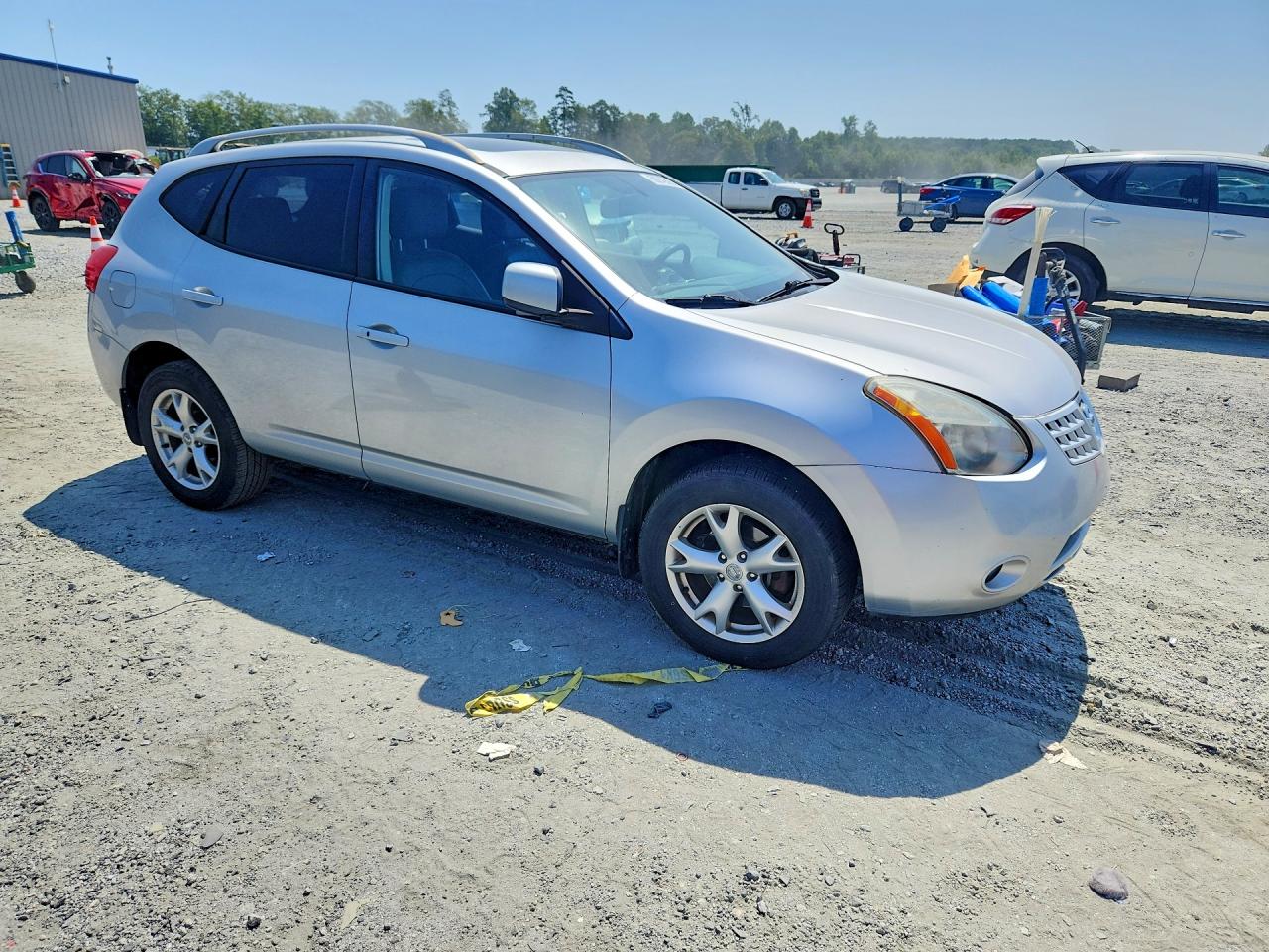 2009 Nissan Rogue S Silver vin: JN8AS58V49W431080