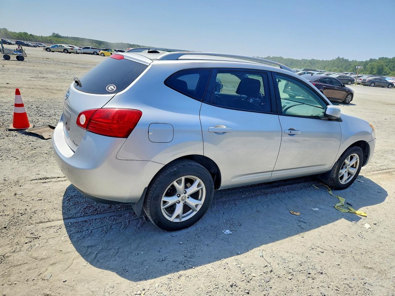 2009 Nissan Rogue S Silver vin: JN8AS58V49W431080