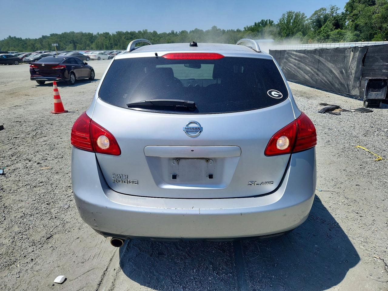 2009 Nissan Rogue S Silver vin: JN8AS58V49W431080