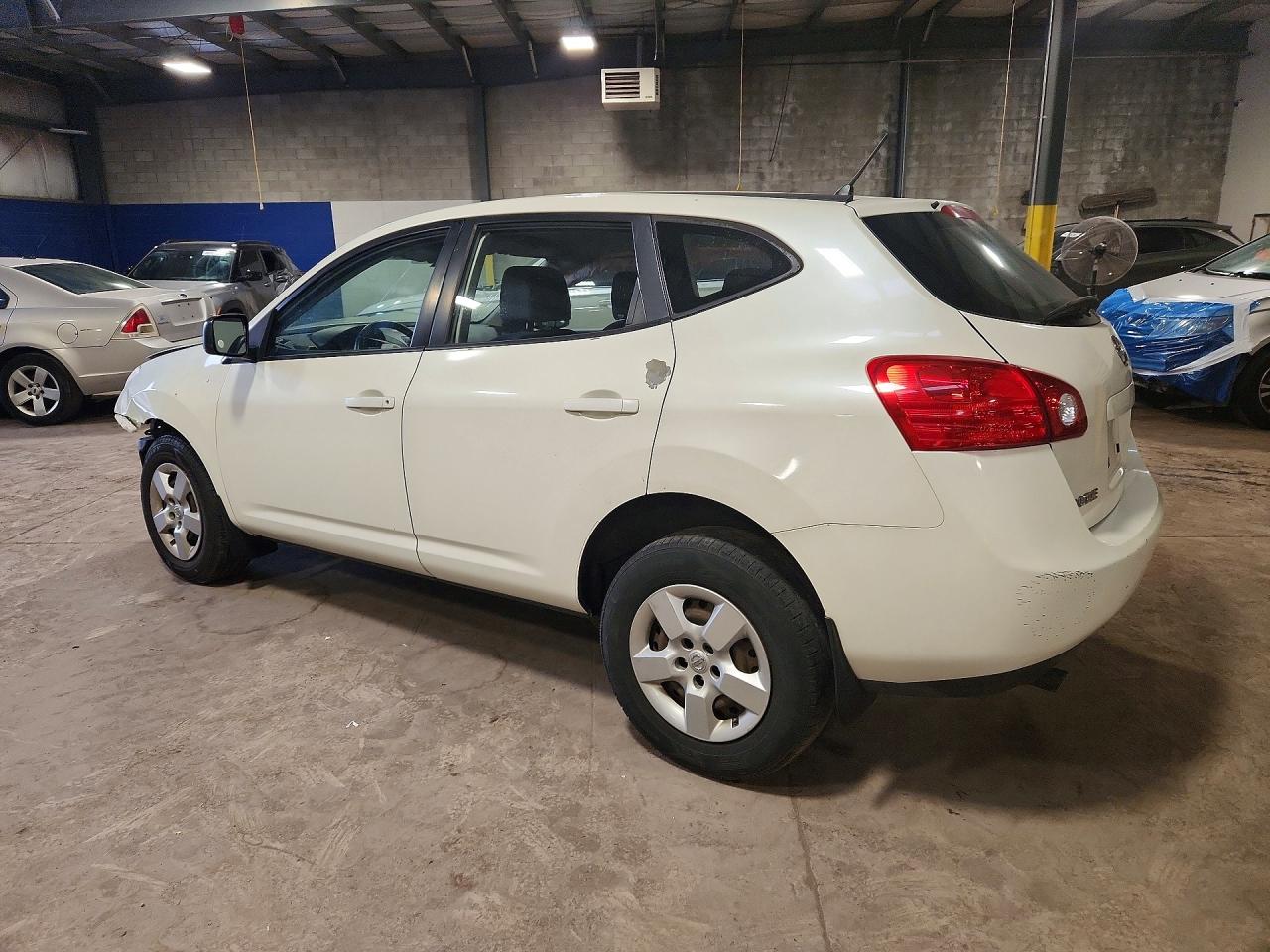 2009 Nissan Rogue S/sl White vin: JN8AS58V49W438790