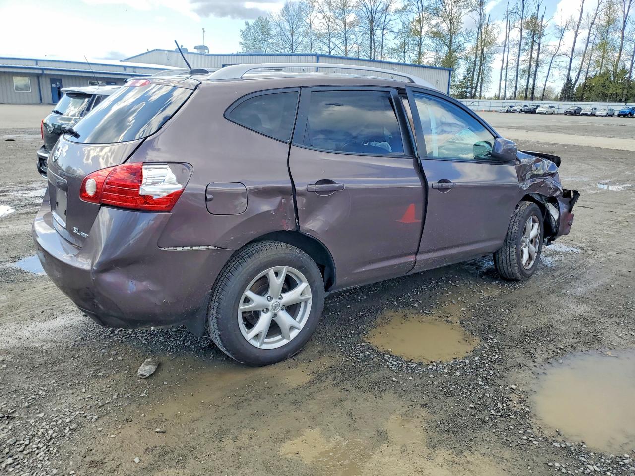 2008 Nissan Rogue S Коричневый vin: JN8AS58V58W106744