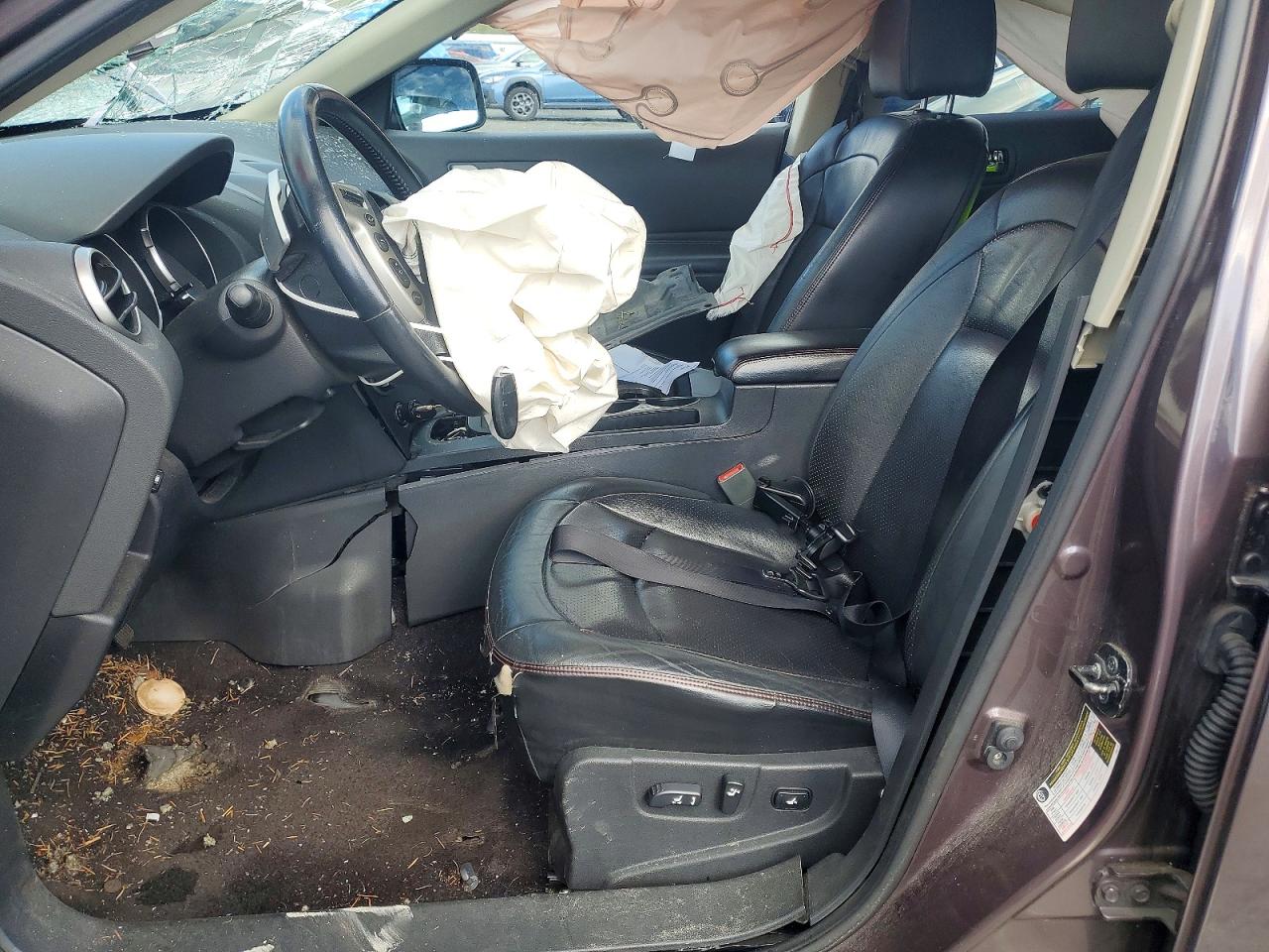 2008 Nissan Rogue S Коричневый vin: JN8AS58V58W106744