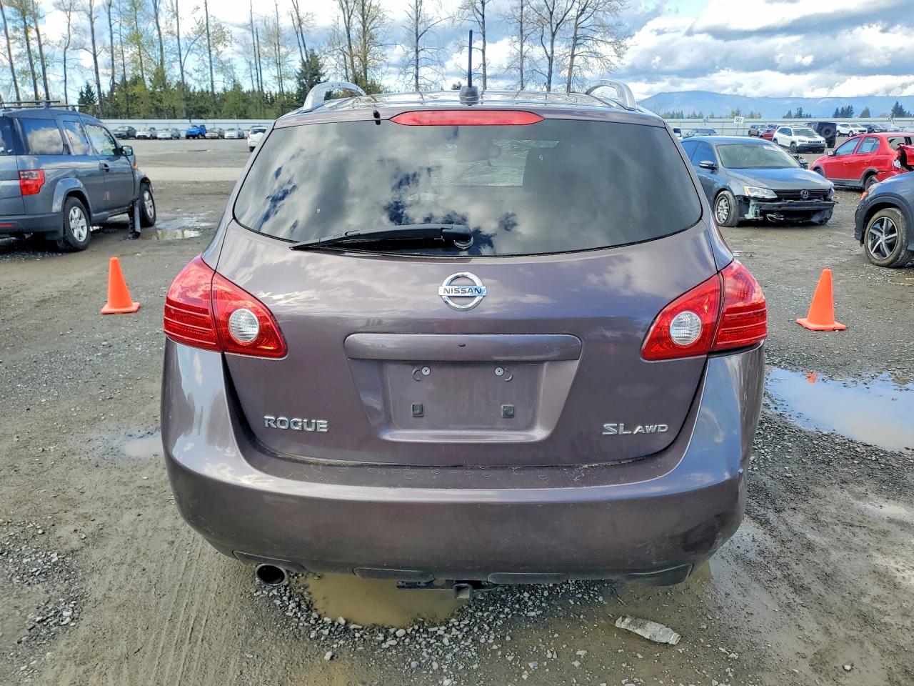 2008 Nissan Rogue S Коричневый vin: JN8AS58V58W106744