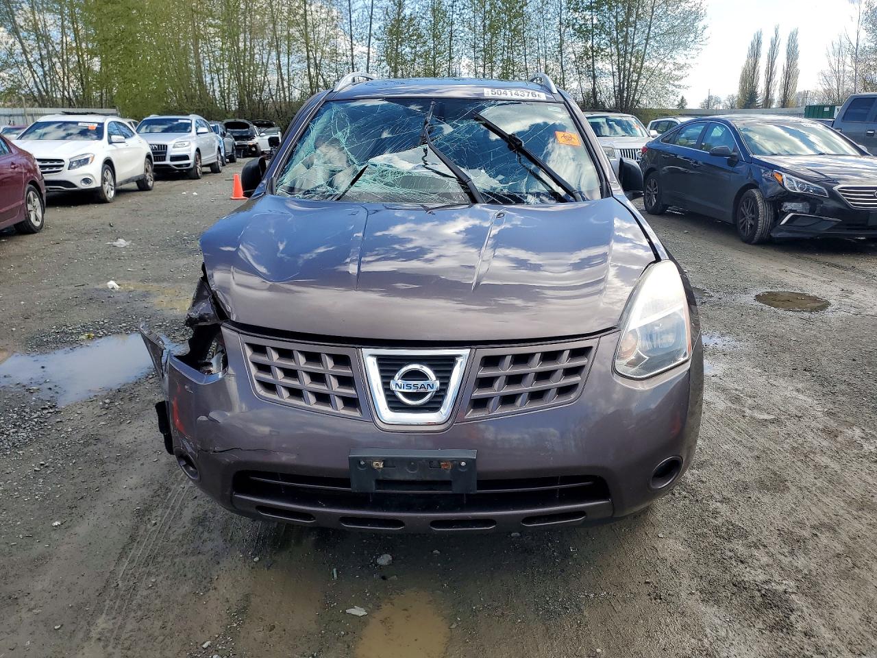 2008 Nissan Rogue S Коричневый vin: JN8AS58V58W106744