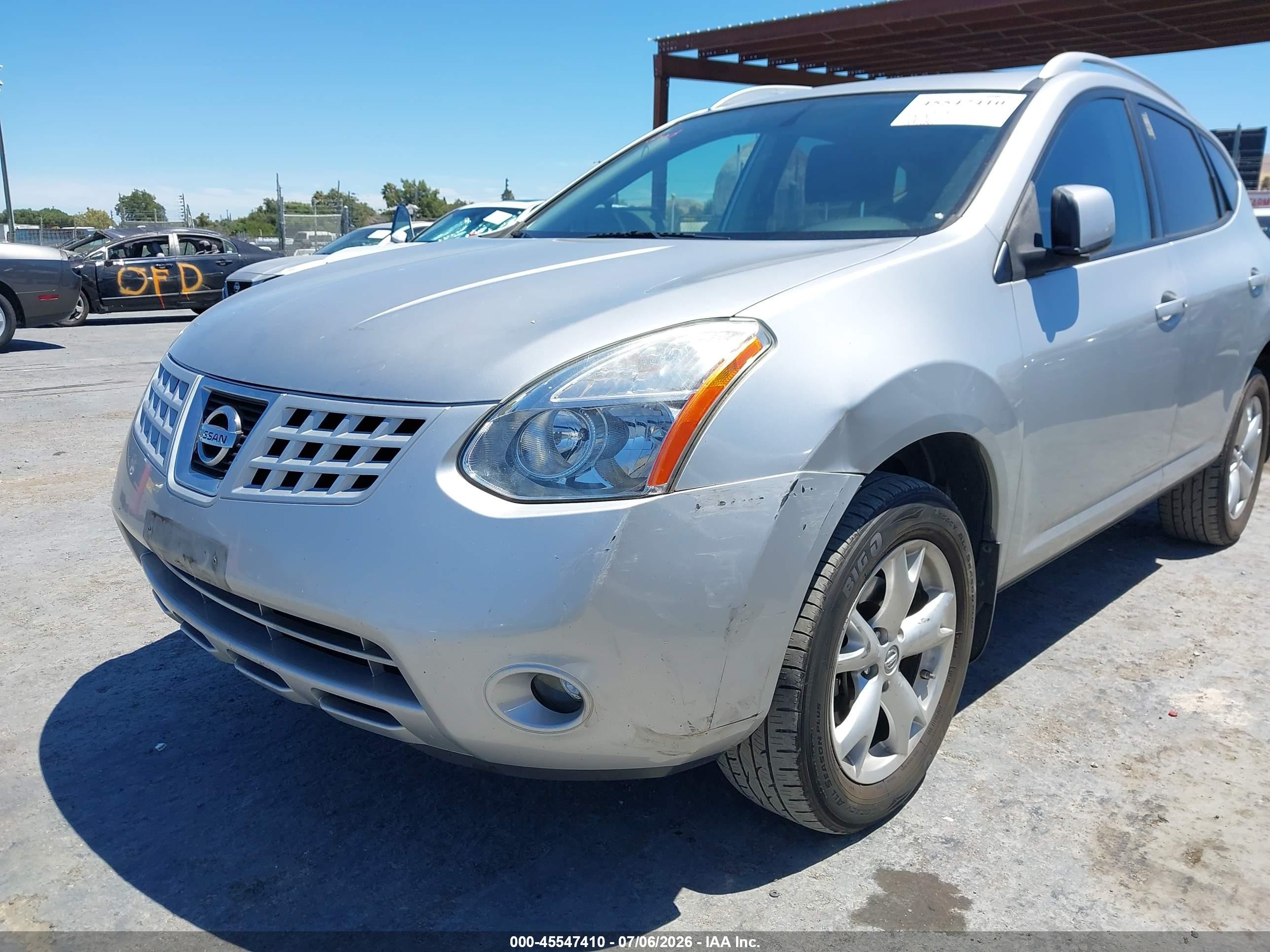 2008 Nissan Rogue Sl Silver vin: JN8AS58V58W109787