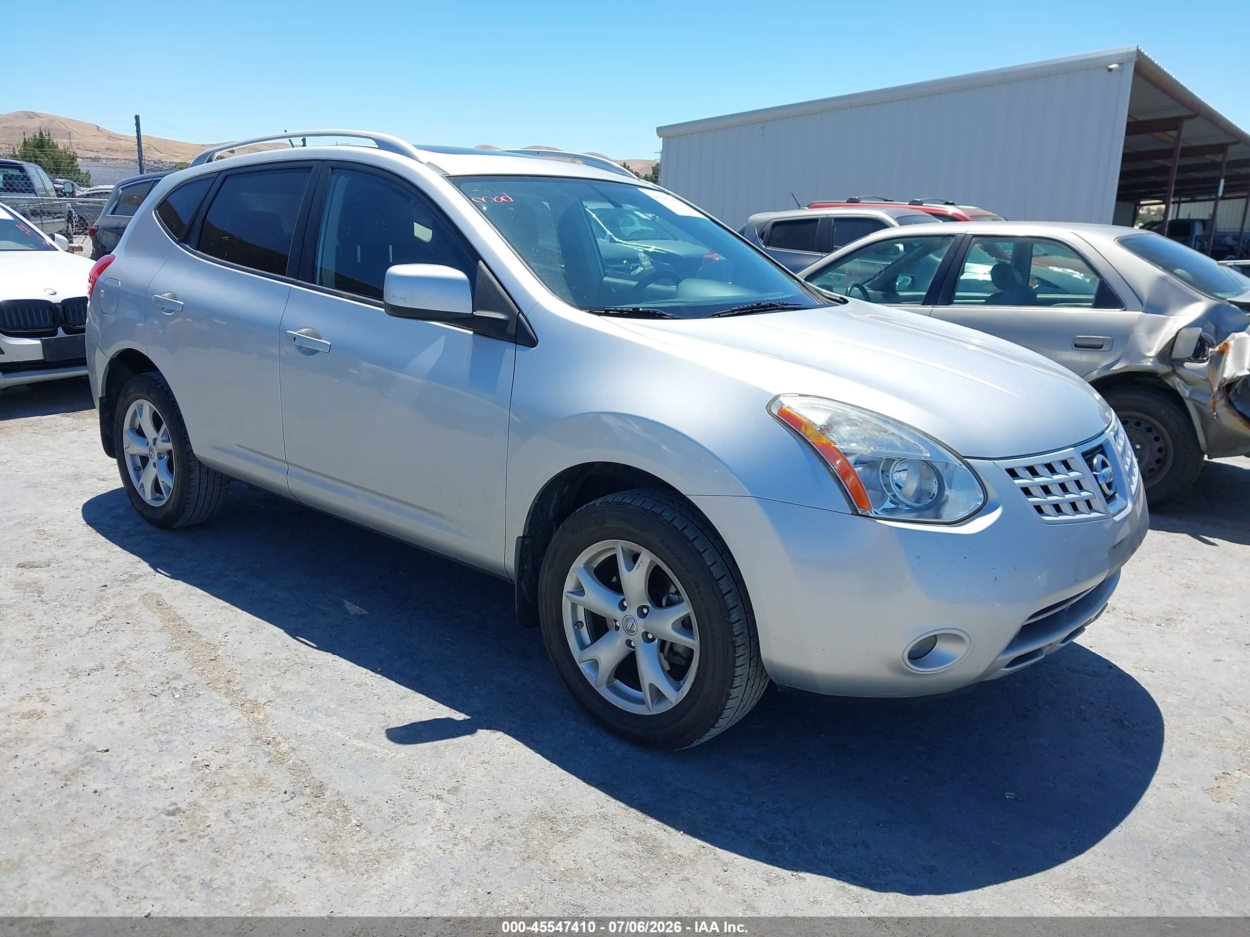 2008 Nissan Rogue Sl Silver vin: JN8AS58V58W109787