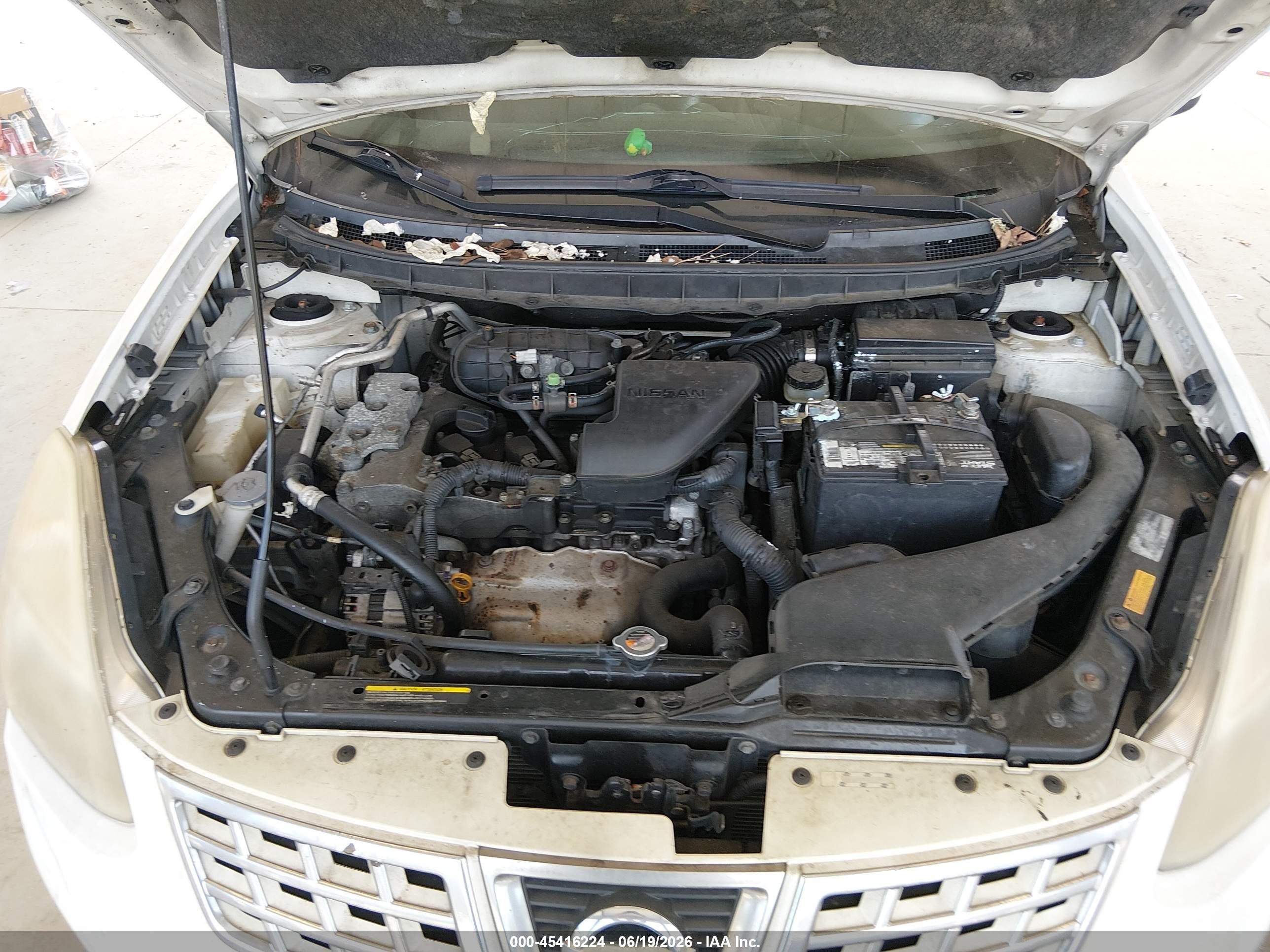 2008 Nissan Rogue Sl White vin: JN8AS58V58W115962