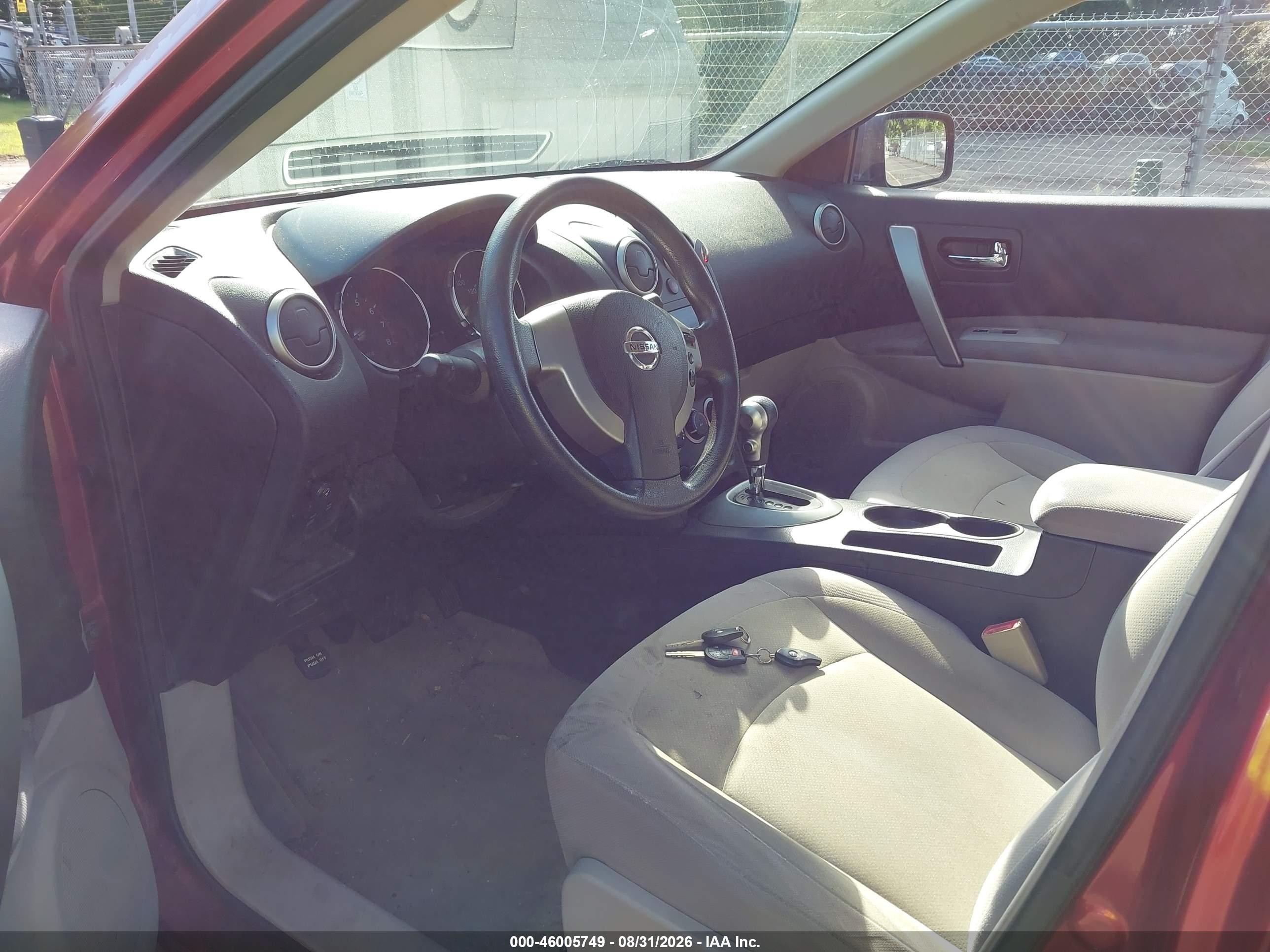 2008 Nissan Rogue S Red vin: JN8AS58V58W147519