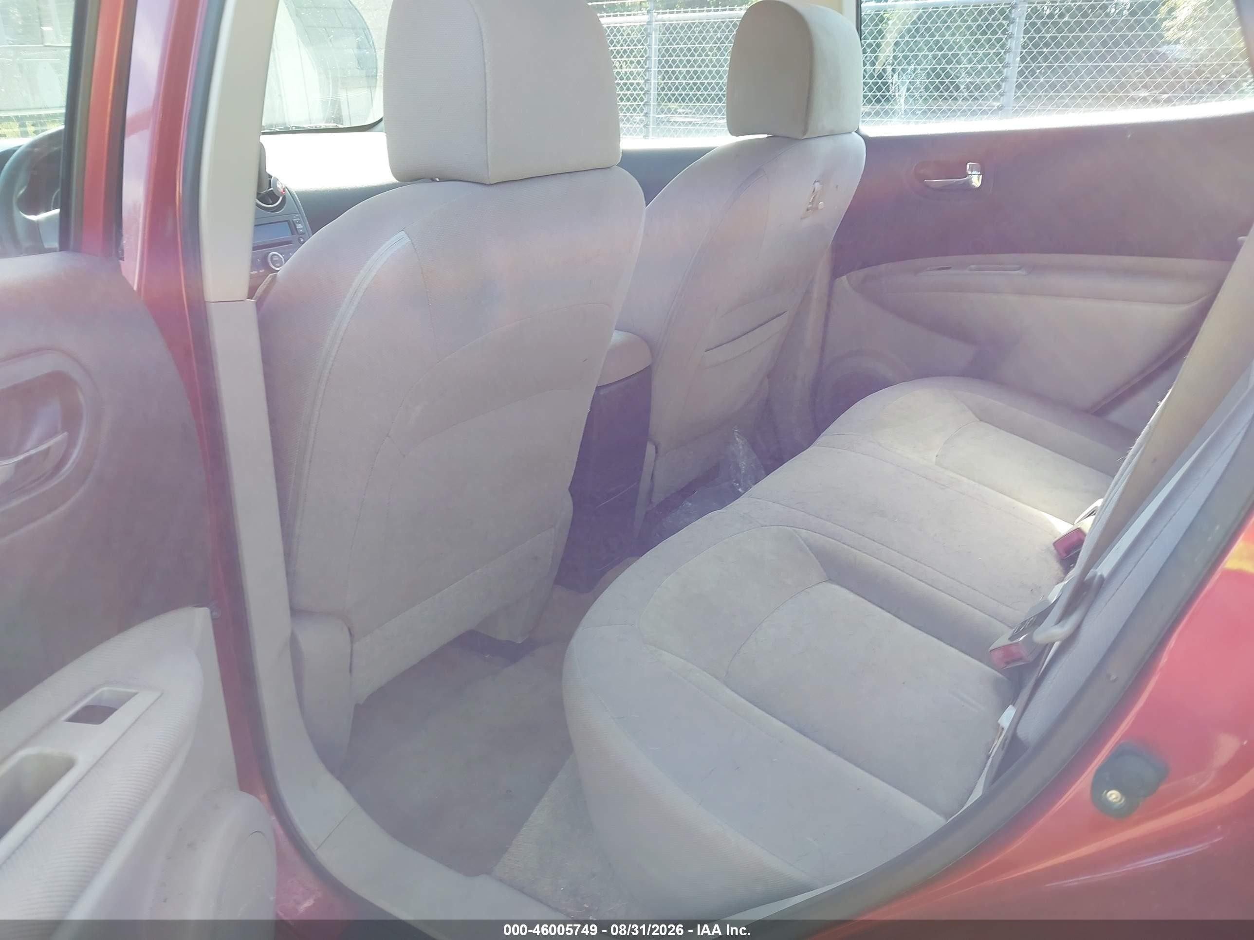 2008 Nissan Rogue S Red vin: JN8AS58V58W147519