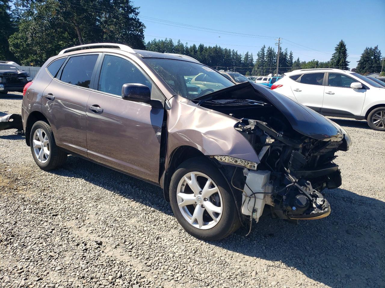 2008 Nissan Rogue S Charcoal vin: JN8AS58V58W147861