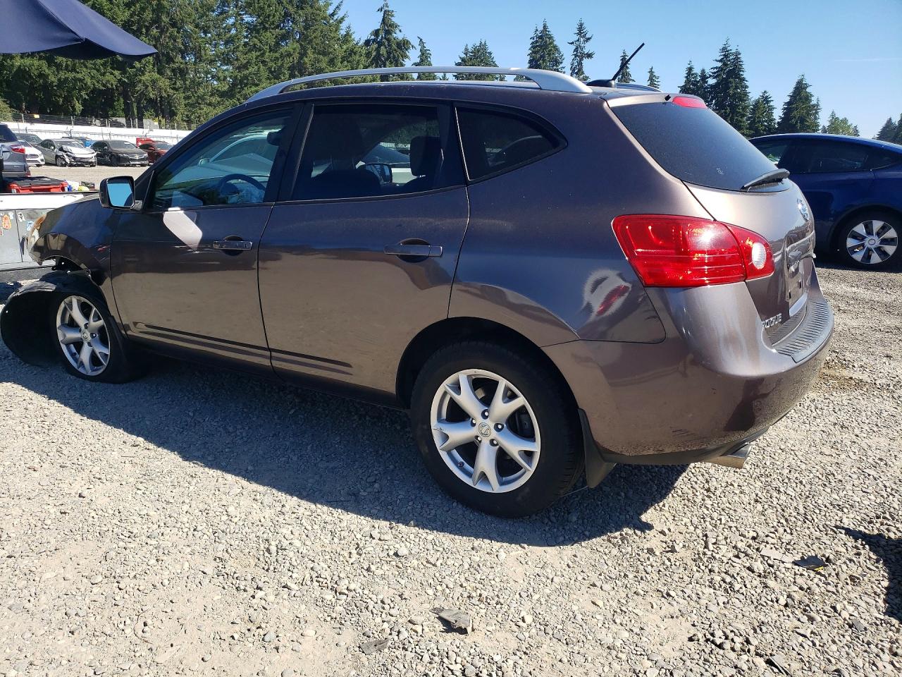 2008 Nissan Rogue S Charcoal vin: JN8AS58V58W147861