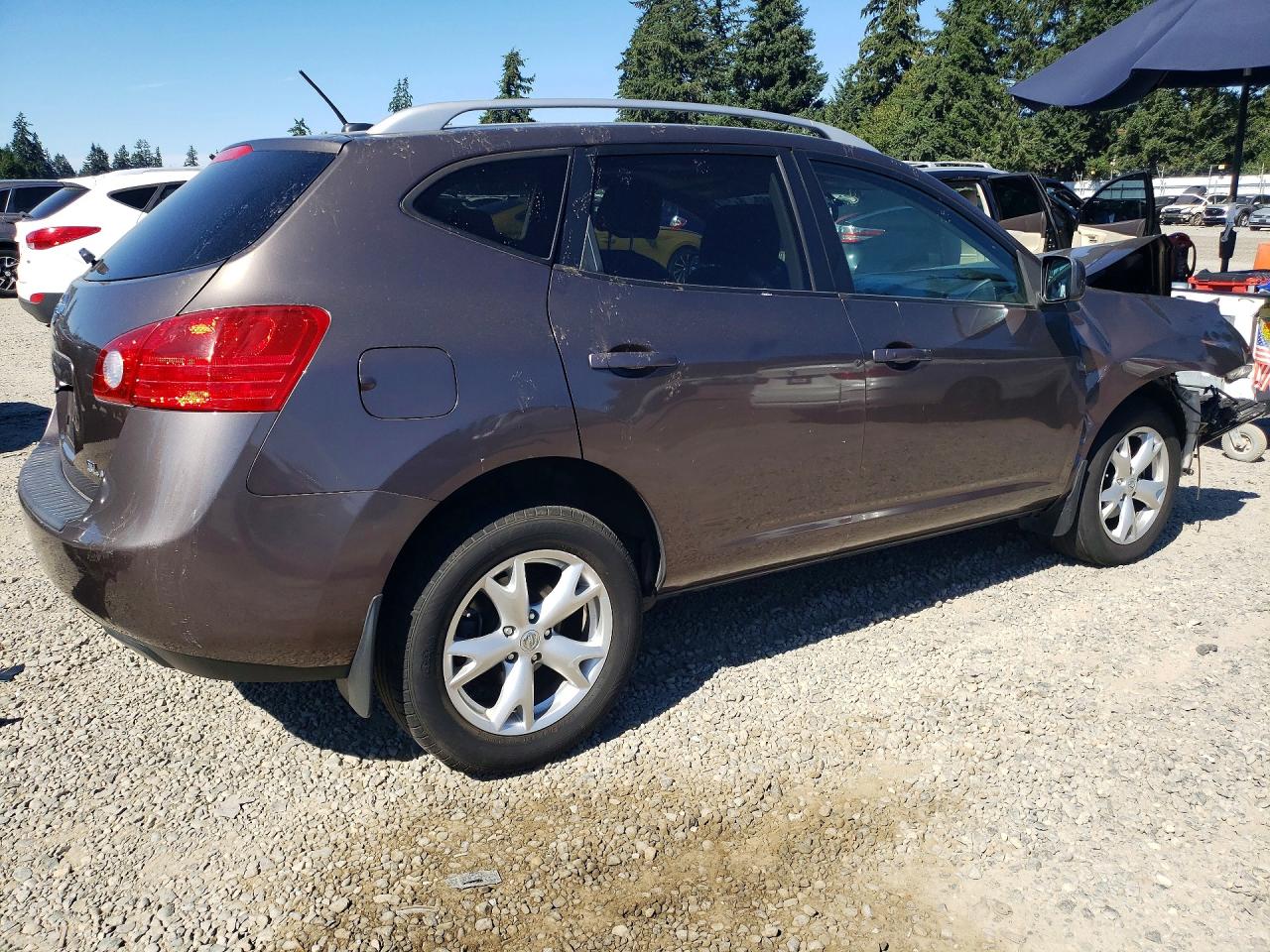 2008 Nissan Rogue S Charcoal vin: JN8AS58V58W147861