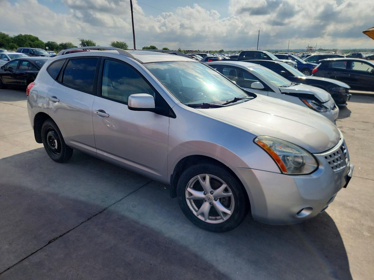 2008 Nissan Rogue S Серебряный vin: JN8AS58V58W409264