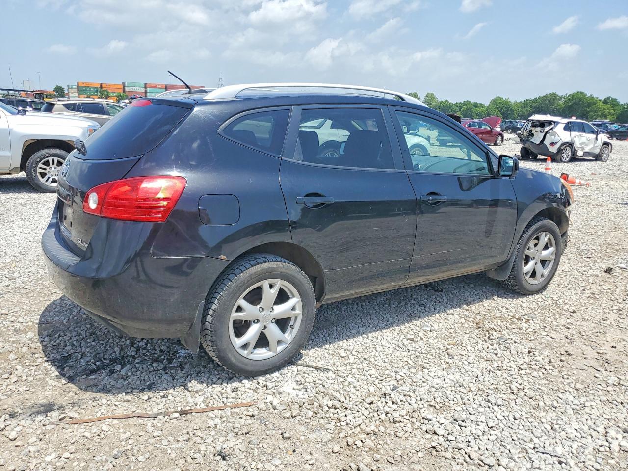 2009 Nissan Rogue S Black vin: JN8AS58V59W167738