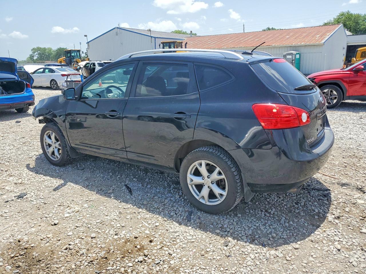 2009 Nissan Rogue S Black vin: JN8AS58V59W167738