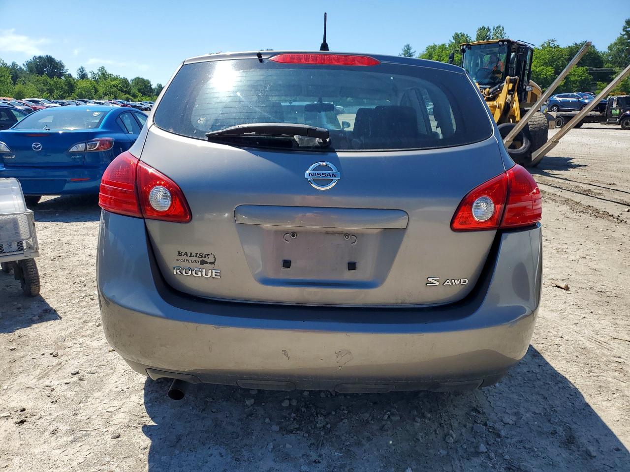 2009 Nissan Rogue Gray vin: JN8AS58V59W188802