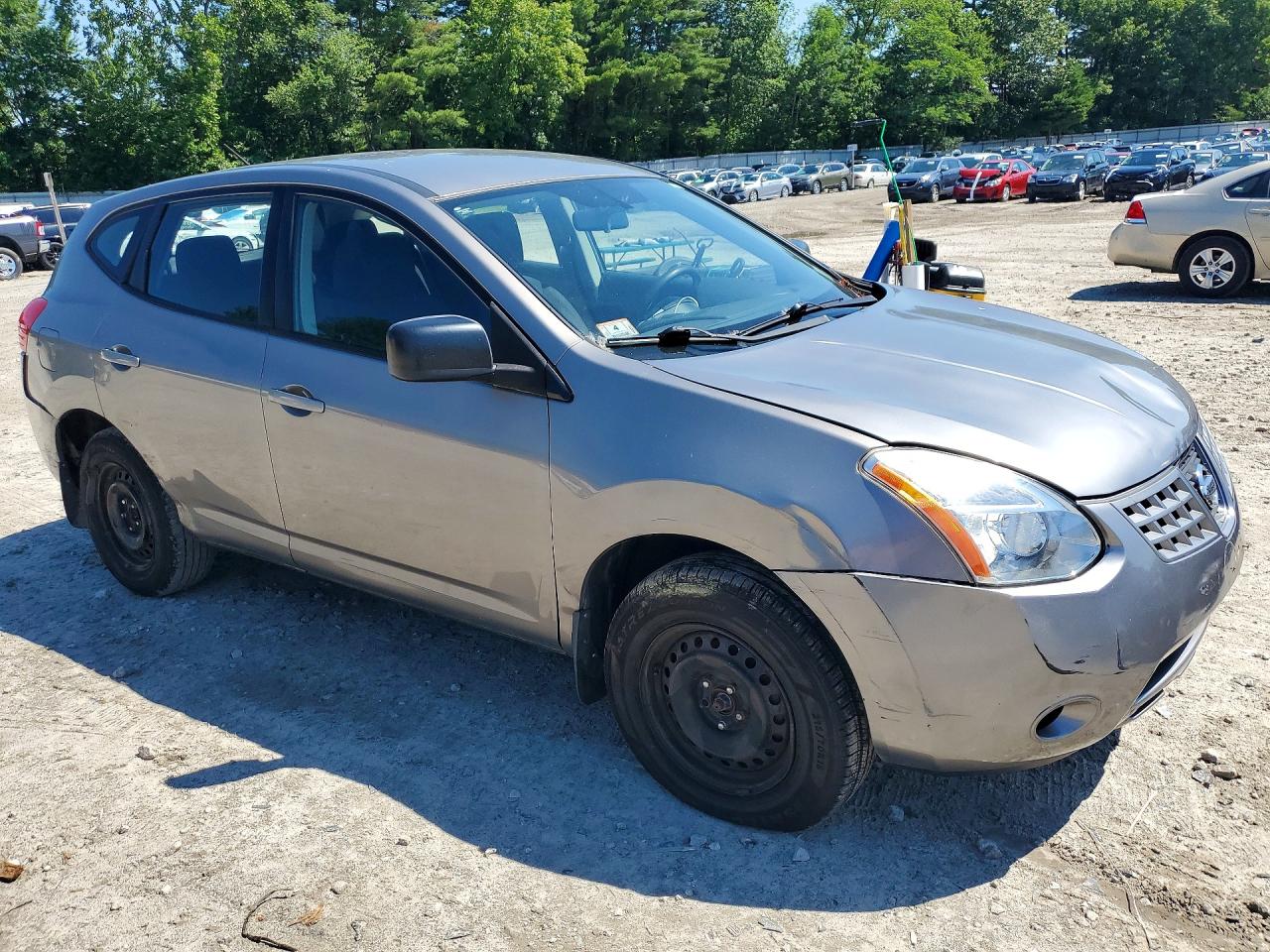 2009 Nissan Rogue Gray vin: JN8AS58V59W188802