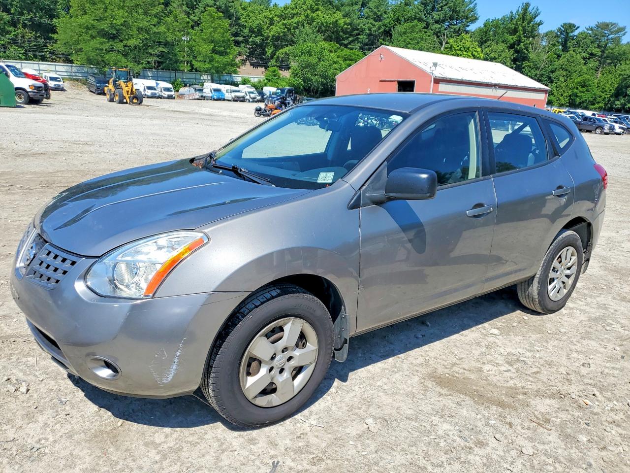 2009 Nissan Rogue Серый vin: JN8AS58V59W188802
