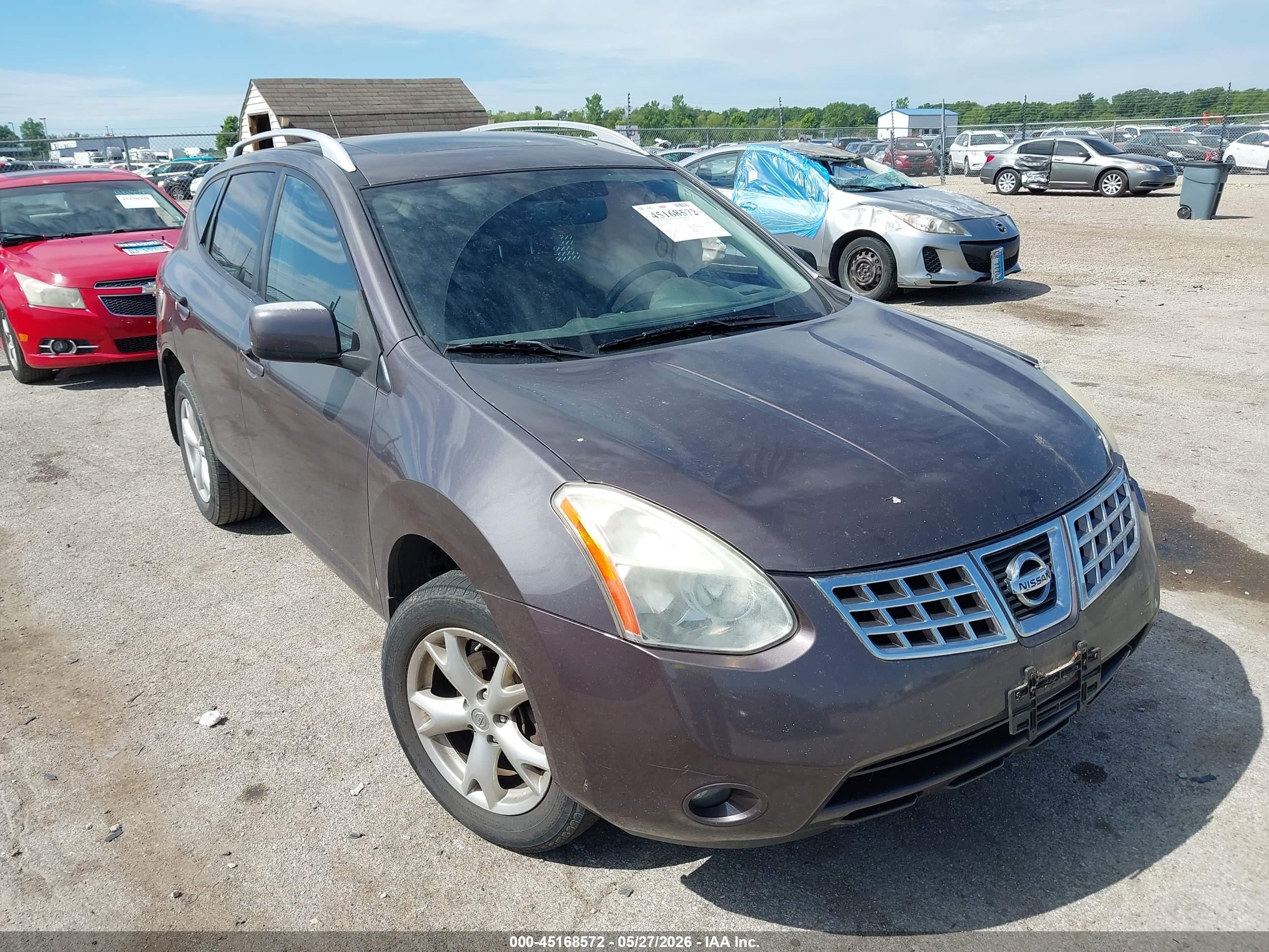 2009 Nissan Rogue Sl Gray vin: JN8AS58V59W443187