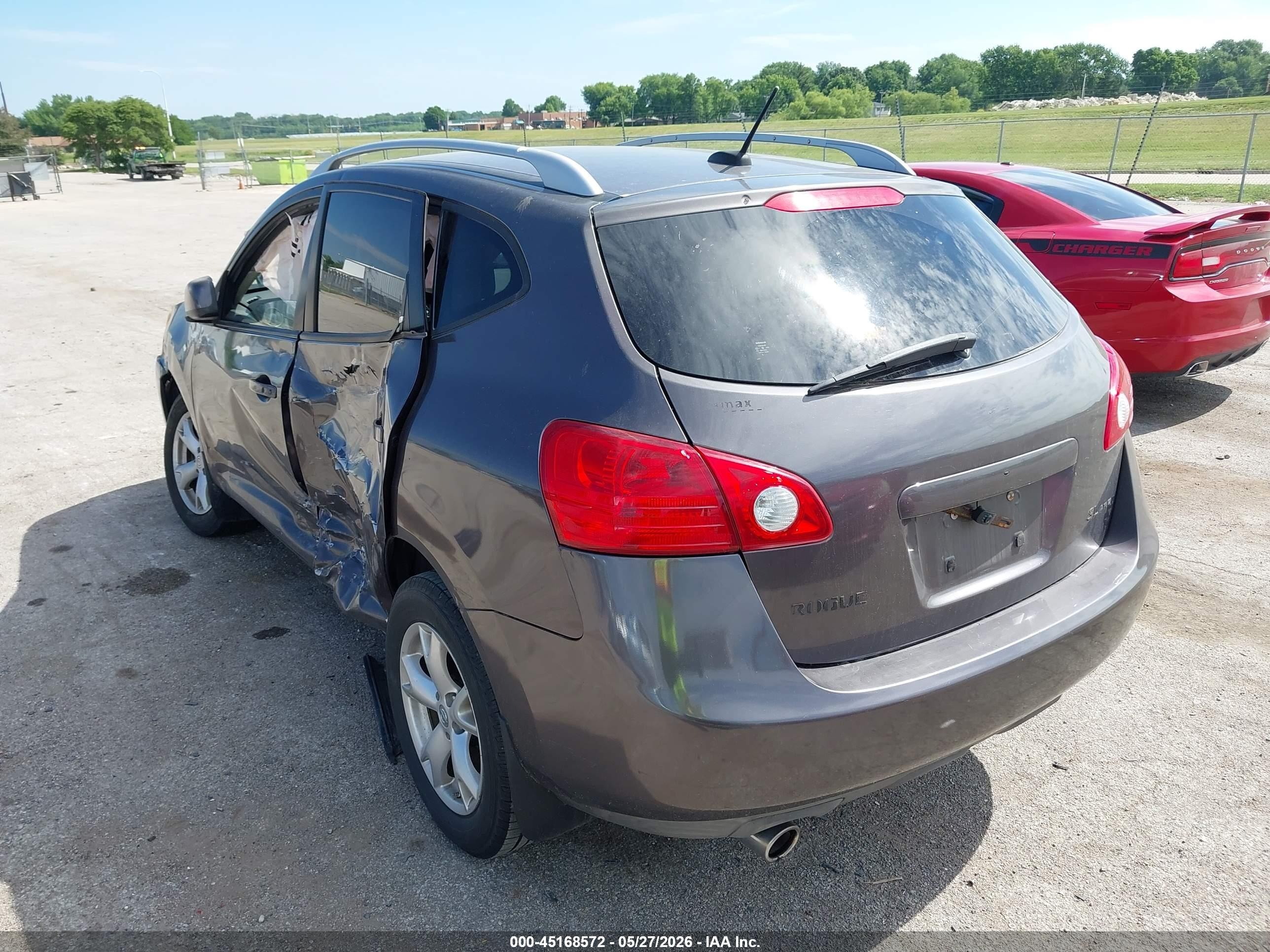 2009 Nissan Rogue Sl Gray vin: JN8AS58V59W443187