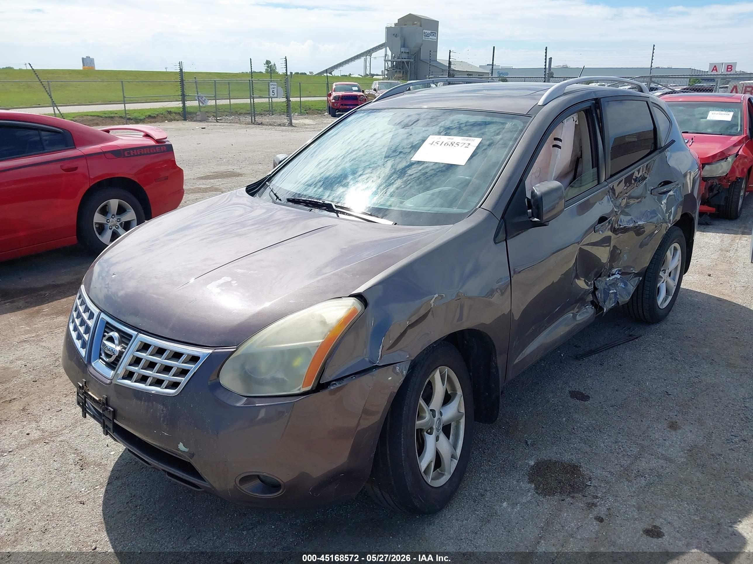 2009 Nissan Rogue Sl Gray vin: JN8AS58V59W443187