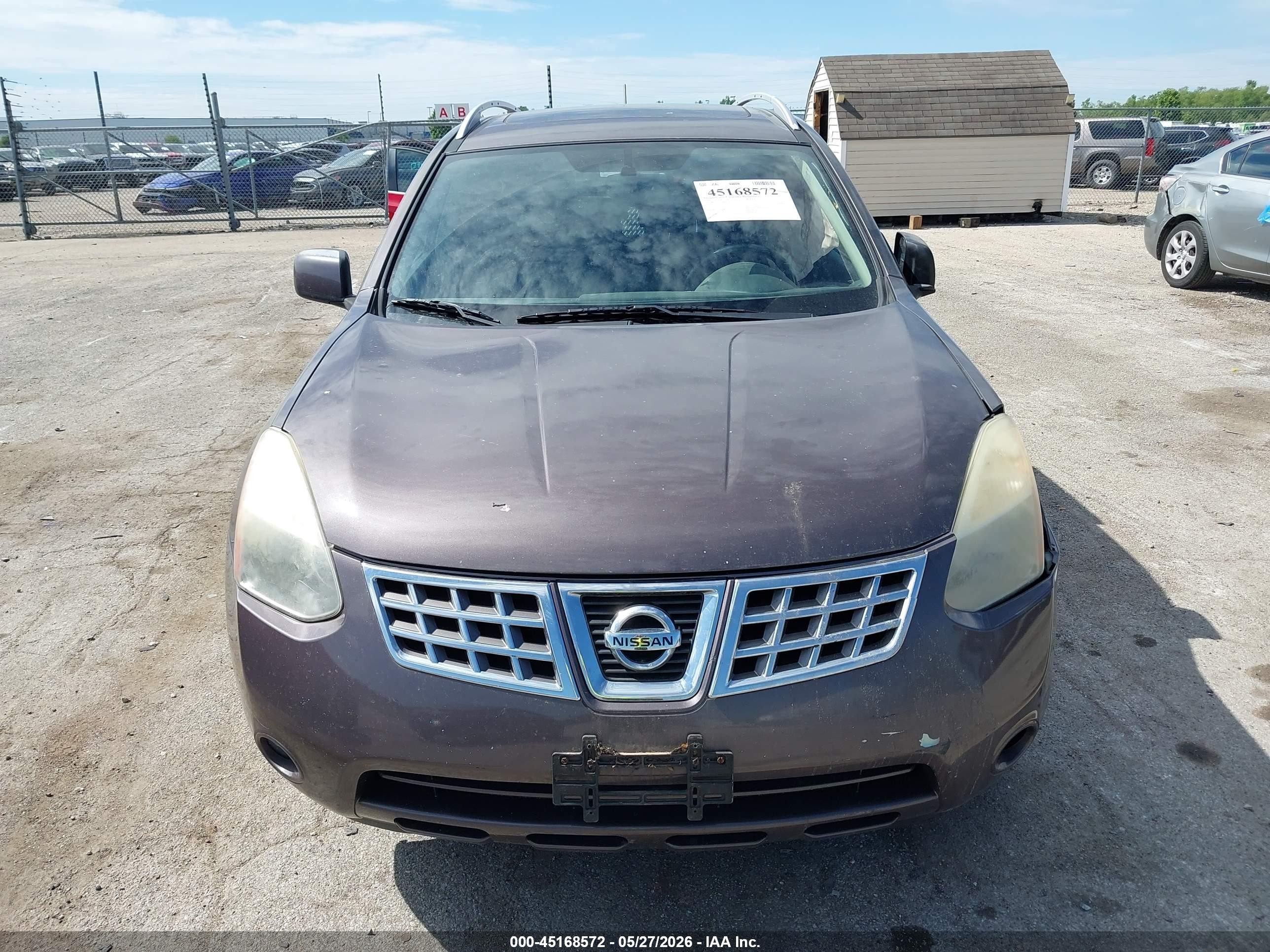 2009 Nissan Rogue Sl Gray vin: JN8AS58V59W443187