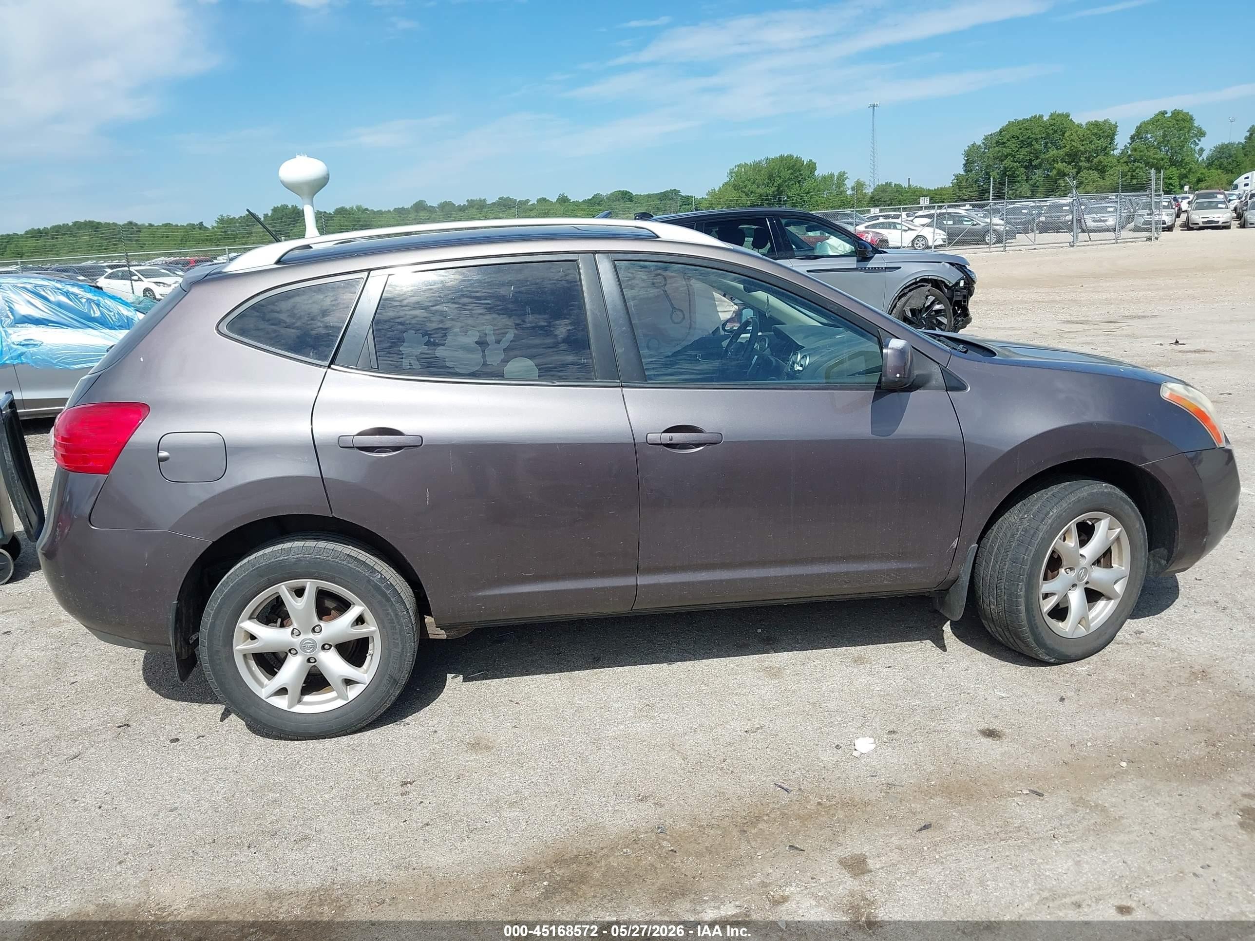 2009 Nissan Rogue Sl Gray vin: JN8AS58V59W443187