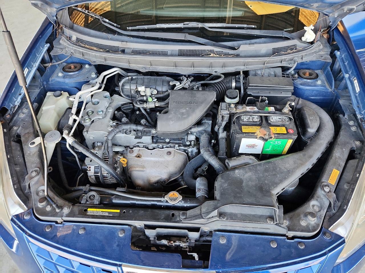 2008 Nissan Rogue S Blue vin: JN8AS58V68W112245