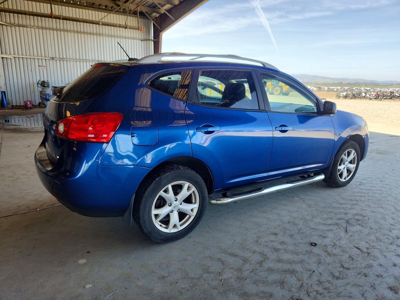 2008 Nissan Rogue S Blue vin: JN8AS58V68W112245