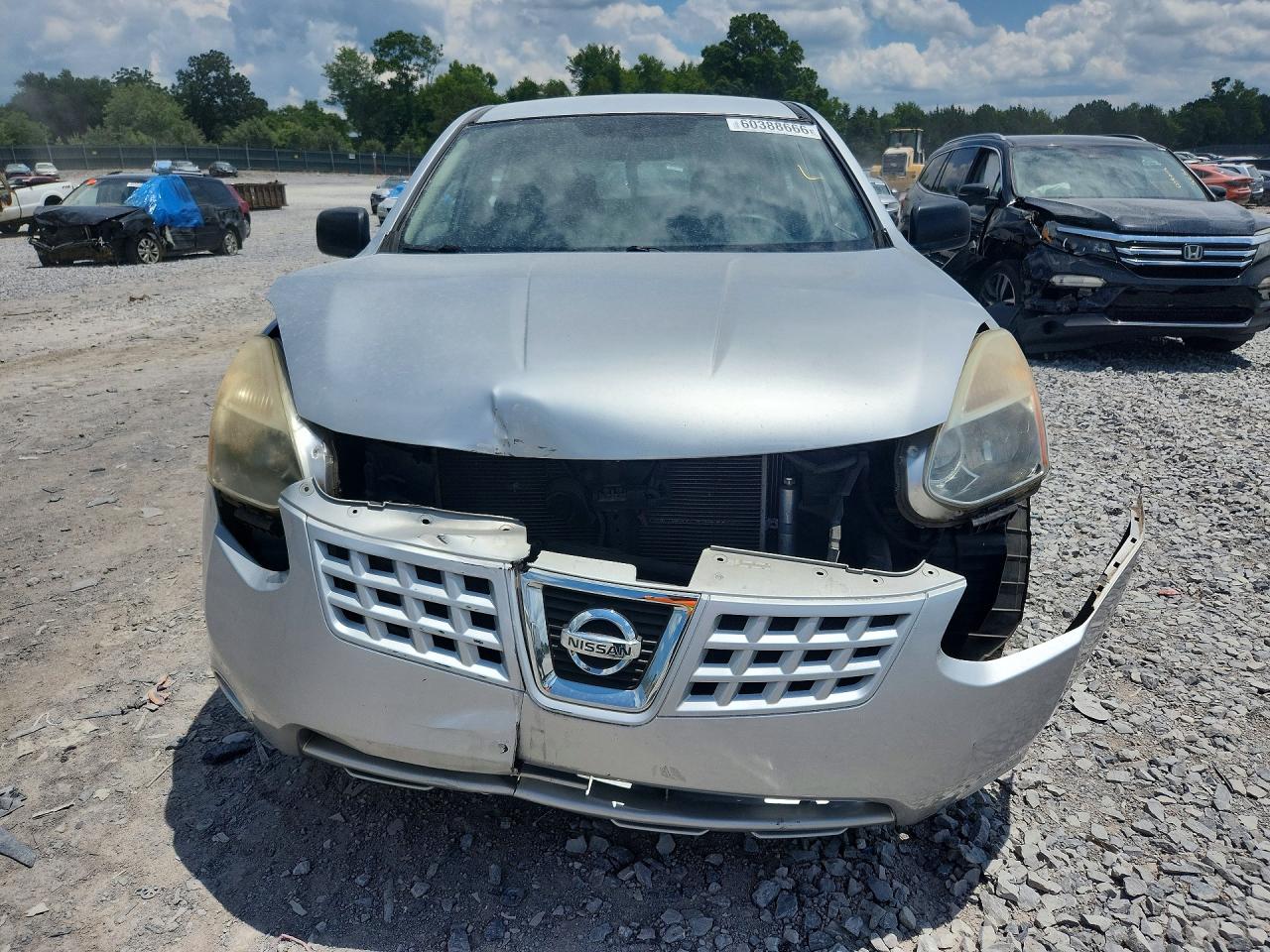 2008 Nissan Rogue S Gray vin: JN8AS58V68W118773