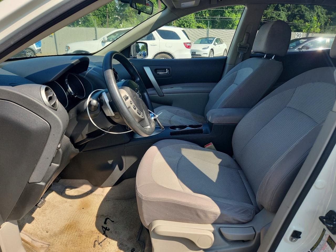 2008 Nissan Rogue S White vin: JN8AS58V68W119020