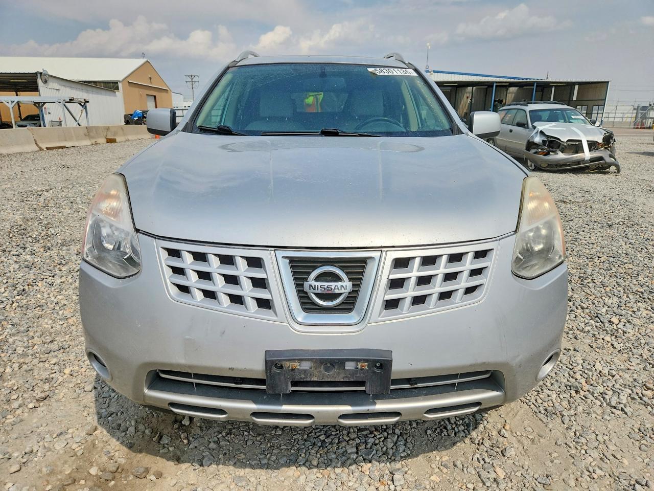 2008 Nissan Rogue S Silver vin: JN8AS58V68W120264