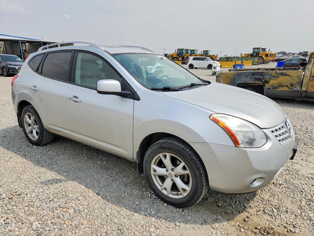 2008 Nissan Rogue S Silver vin: JN8AS58V68W120264