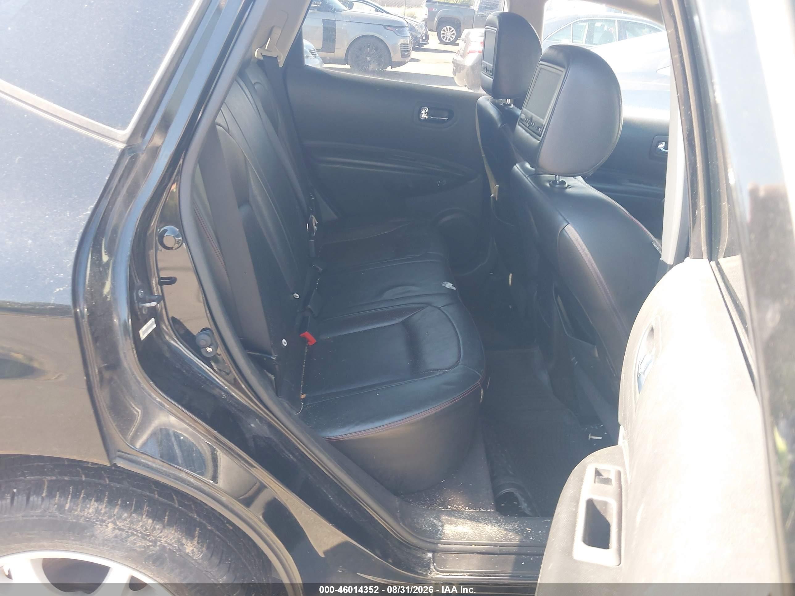 2008 Nissan Rogue Sl Черный vin: JN8AS58V68W129420